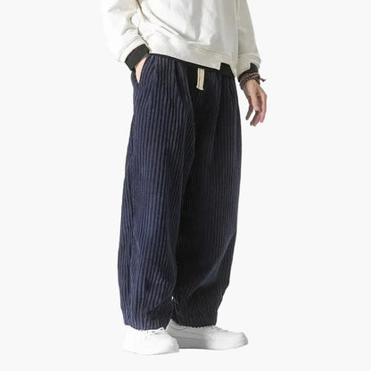 Men's Loose Casual Trousers Vintage Street Style Relaxed Fit