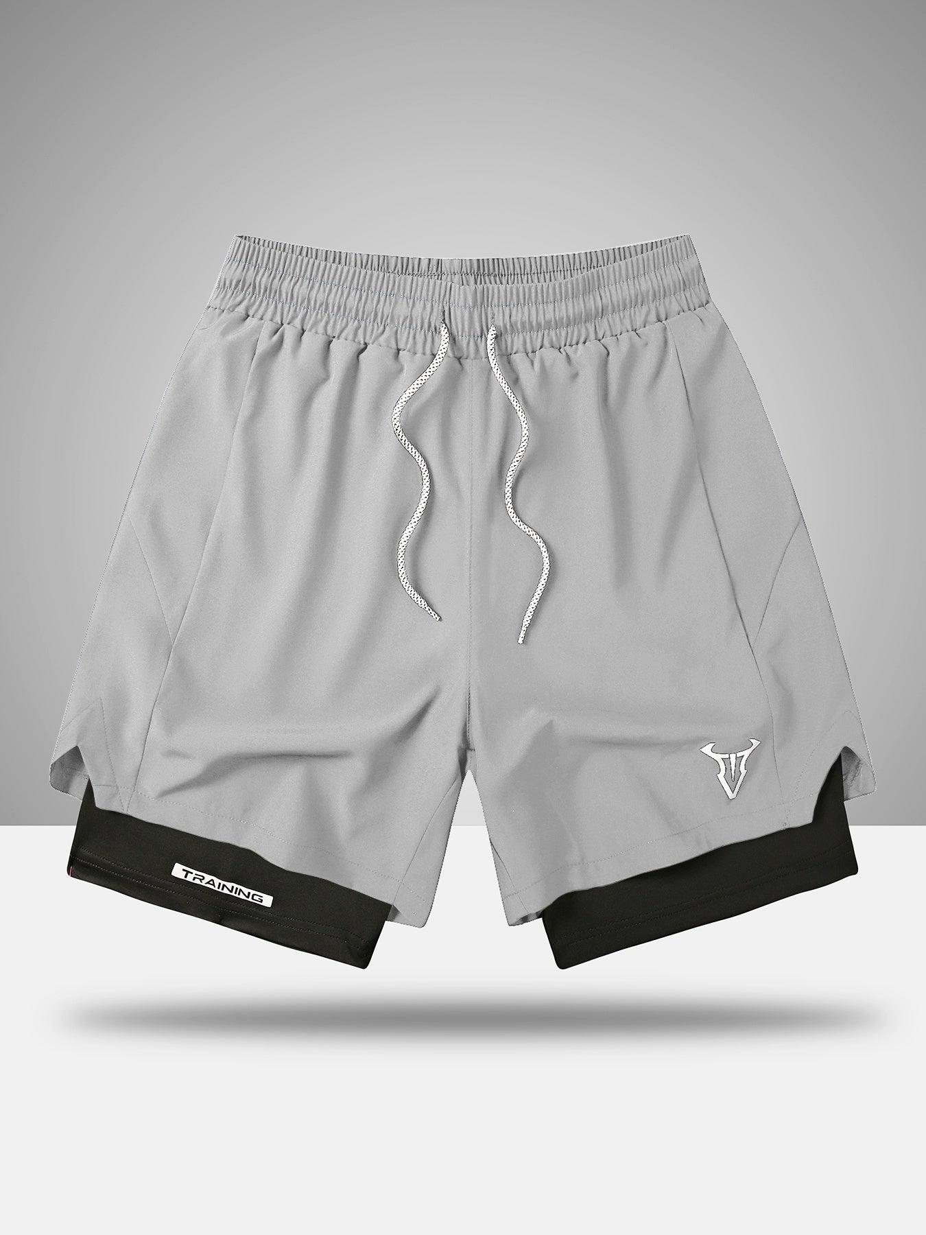 Herren Trainingsshorts Sport Fitness mit elastischem Bund und Kordelzug
