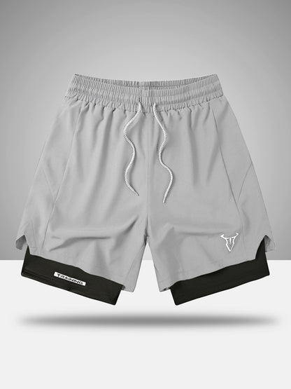 Herren Trainingsshorts Sport Fitness mit elastischem Bund und Kordelzug