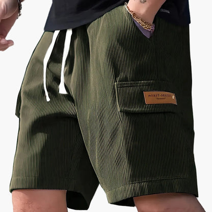 Men's Casual Shorts with Drawstring and Side Pocket – Modern Summer Bermudas for Everyday and Vacation