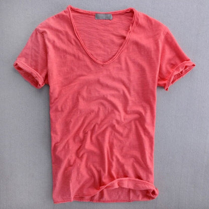 Men's V-neck undershirt – Contemporary casual shirt for everyday life and office