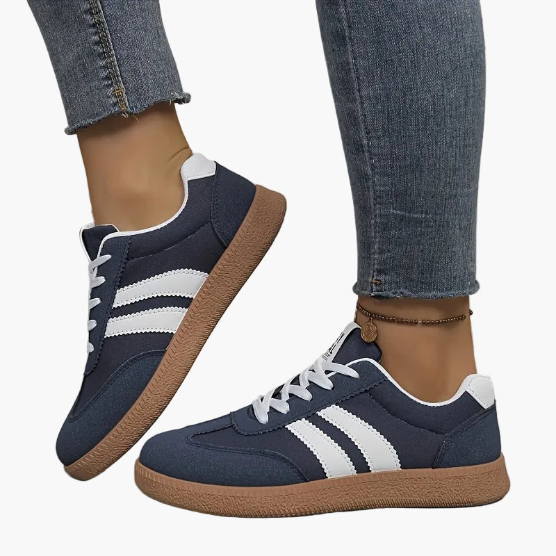 Women's Retro Sneakers in Vintage Look – Fashionable Casual Shoes with Comfort Sole