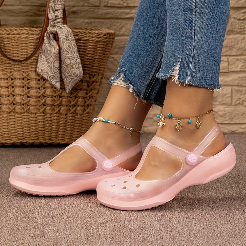 Women's Comfort Casual Mary Jane Clogs – Ideal for Summer and Everyday Use