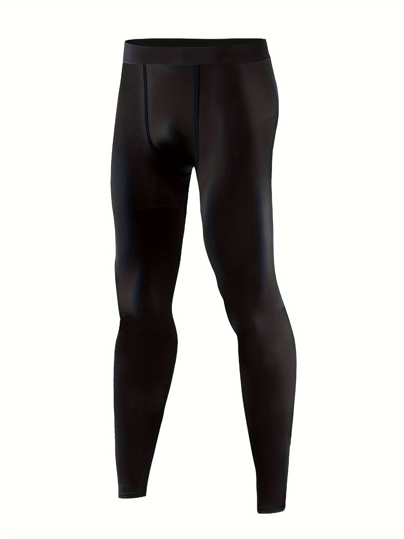 3-Pack Men’s Black Thermal Compression Pants