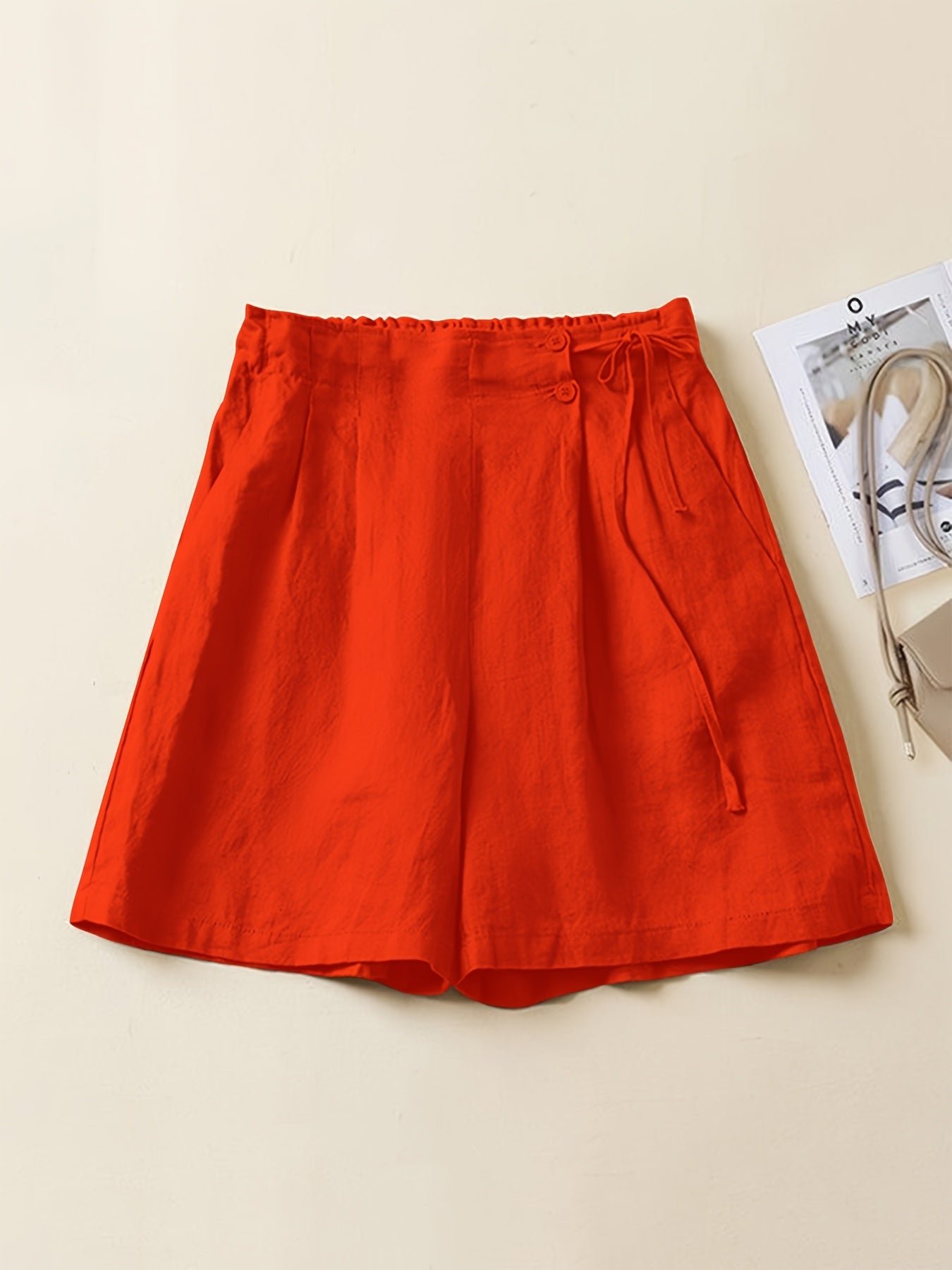 Women's High Waist Shorts in Casual Style – Perfect for Summer