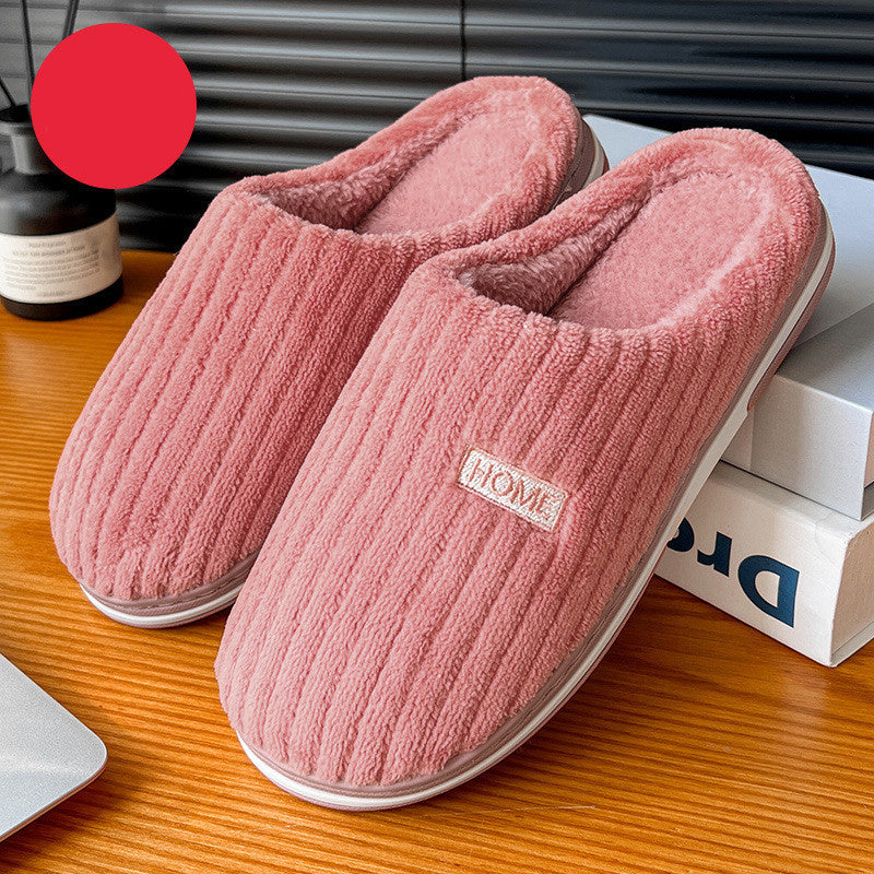 Emma – Simple women's slippers made of warm plush for winter