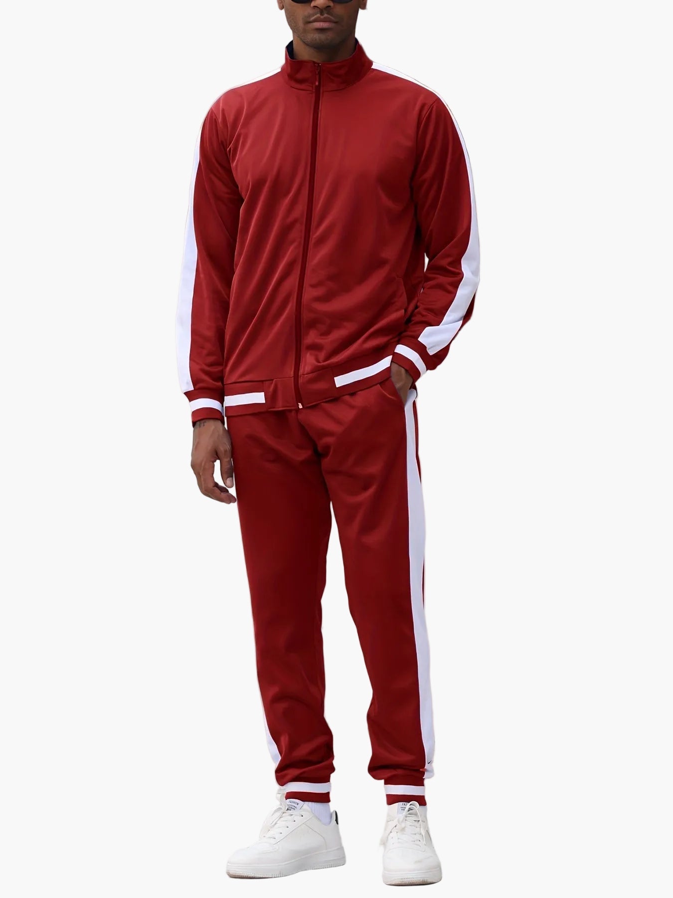 Herren Trainingsanzug Sport Freizeit Set – Modernes Design, Komfort für Alltag & Fitness