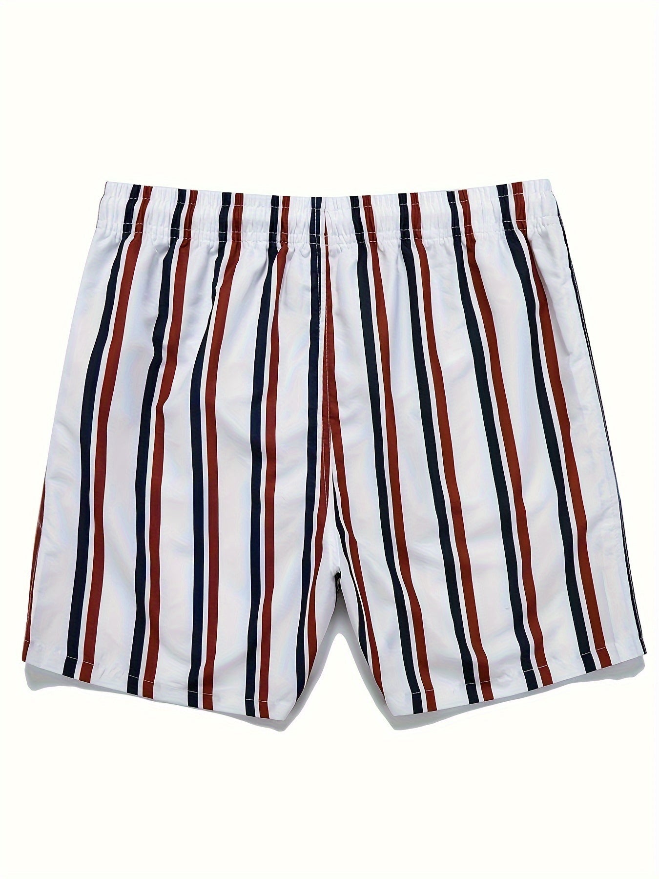 Herren Badeshorts mit gestreiftem Design – Lässige Schwimmshorts für Strand und Pool