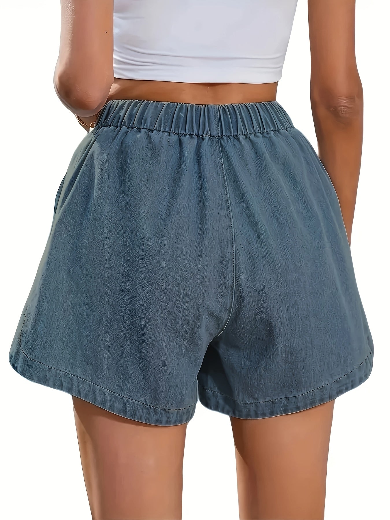Damen Freizeitshorts mit Bindegürtel und lockerem Schnitt – Elegante Sommer-Shorts für Alltag und Urlaub