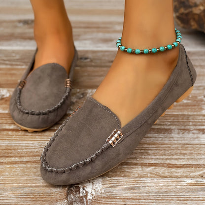 Women's Slip-On Moccasins Comfortable Casual Shoes for Everyday and Office Use