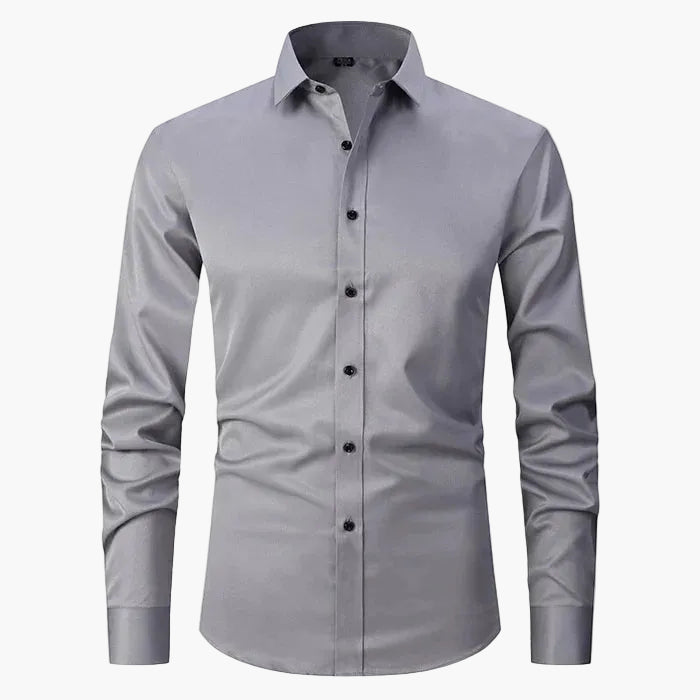 Men's Slim Fit Business Long-Sleeve Shirt – Modern Shirt for Office & Leisure