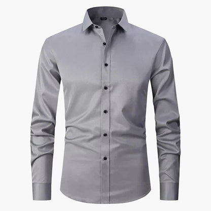 Men's Slim Fit Business Long-Sleeve Shirt – Modern Shirt for Office & Leisure