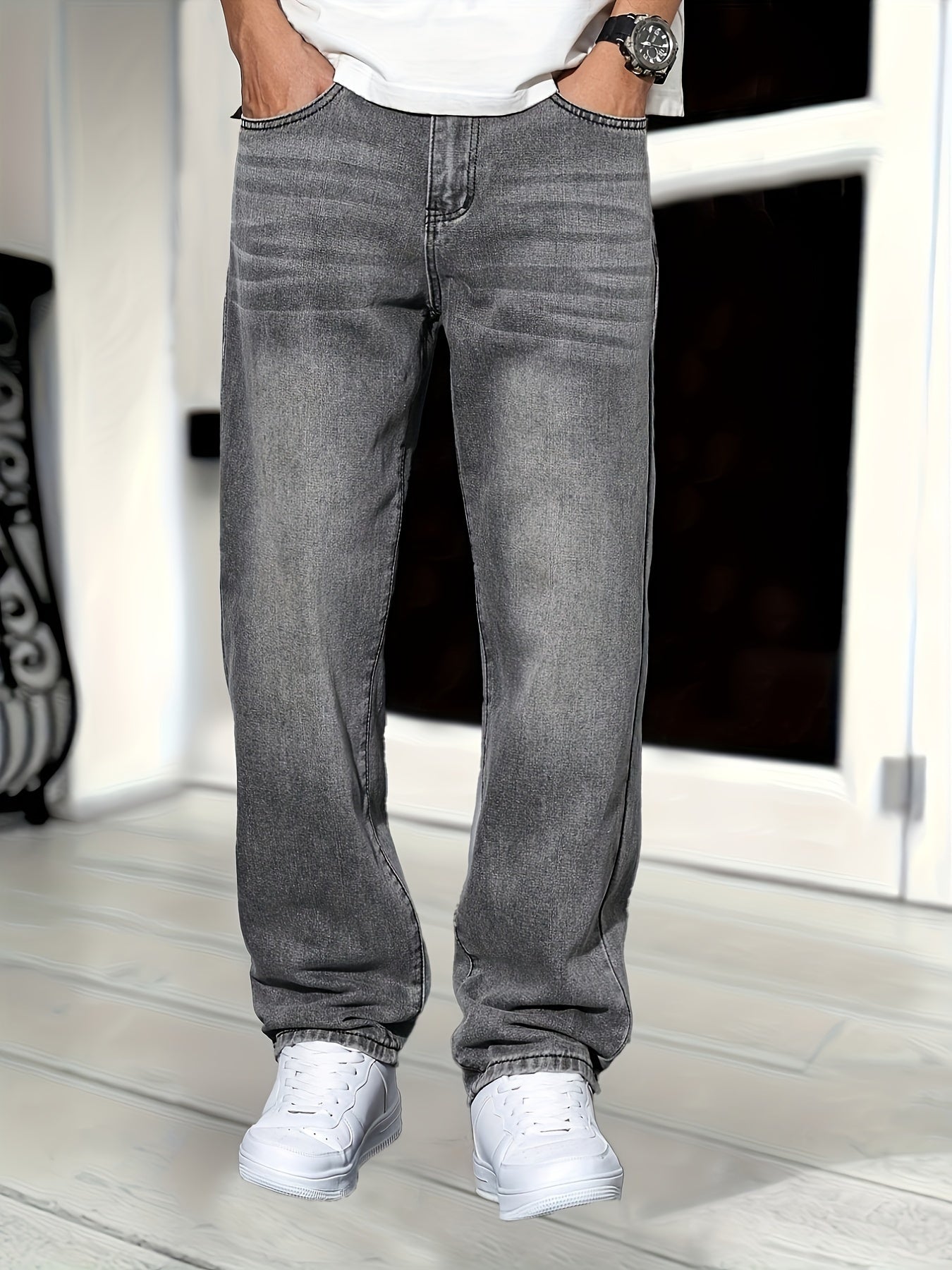Men's Jeans Straight Fit – Timeless Urban Style for Everyday & Leisure