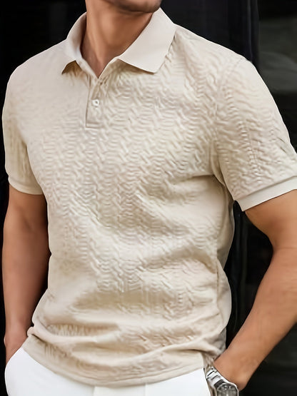 Herren Kurzarm Polo Shirt Modern Casual für Freizeit und Alltag