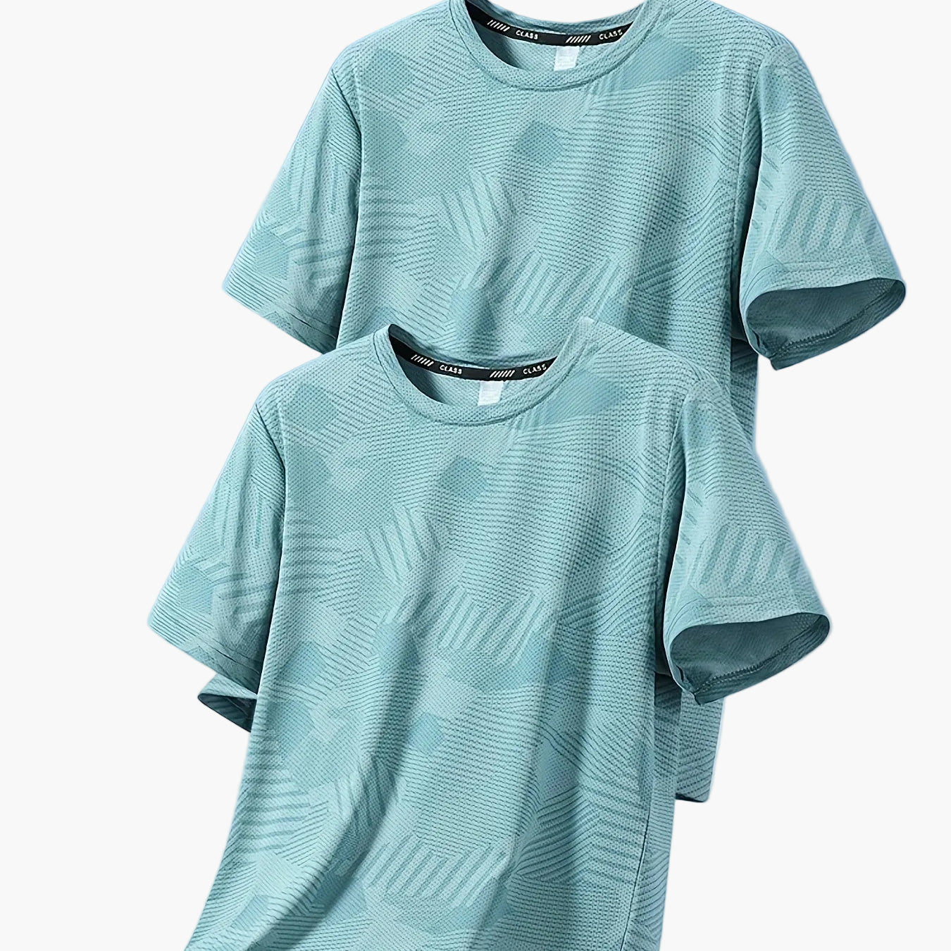 Herren Freizeit T-Shirt Set – Atmungsaktive Sommer Oberteile im tropischen Stil, ideal für Alltag und Sport