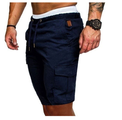 David – Enganliegende Elastische Herren-Cropped Shorts