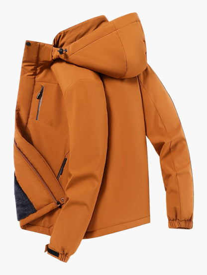 Men's Outdoor Softshell Jacket with Hood – Sporty, Breathable & Ideal for Hiking