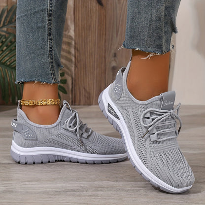 Women's Sneakers for Leisure & Sports – Breathable Low-Top Trainers for Everyday and Fitness