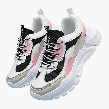 Women's Chunky Sneakers in Trendy Design for Everyday and Leisure – Sporty Street Style