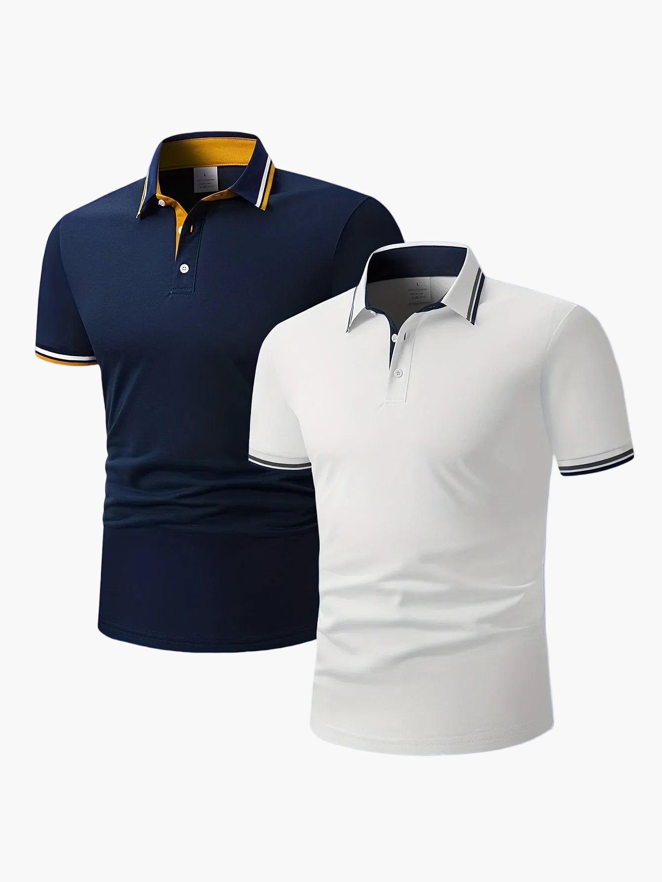 Herren Polo Shirt 2er Pack – Klassischer Casual Stil für Alltag und Freizeit
