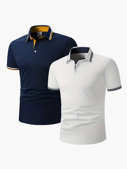 Herren Polo Shirt 2er Pack – Klassischer Casual Stil für Alltag und Freizeit