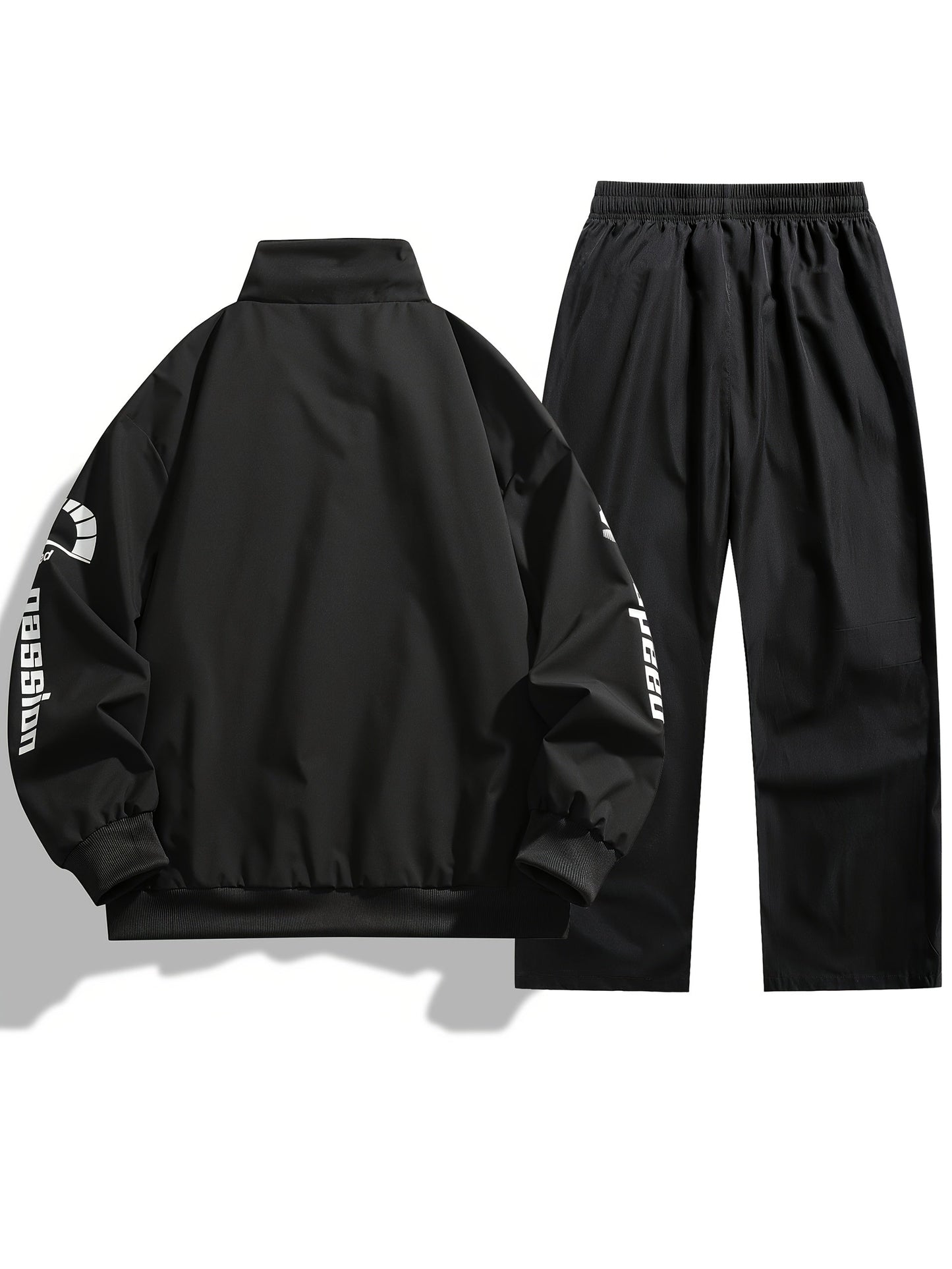 Unisex Trainingsanzug Racing-Design mit Reißverschlussjacke und Hose