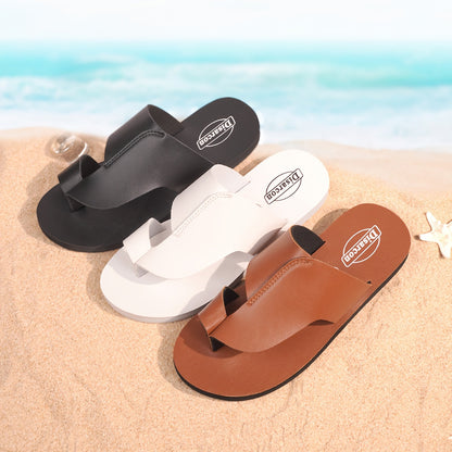 Herren Vintage Zehentrenner Sandalen – Bequeme Freizeitschuhe für Alltag und Strand