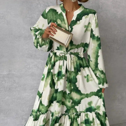 Sandra – Stylish women's long-sleeve dress