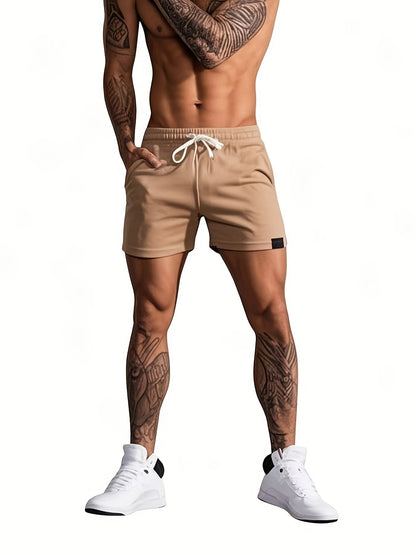 Men's Sport Shorts with Drawstring – Short Training Pants for Fitness, Leisure, and Workout