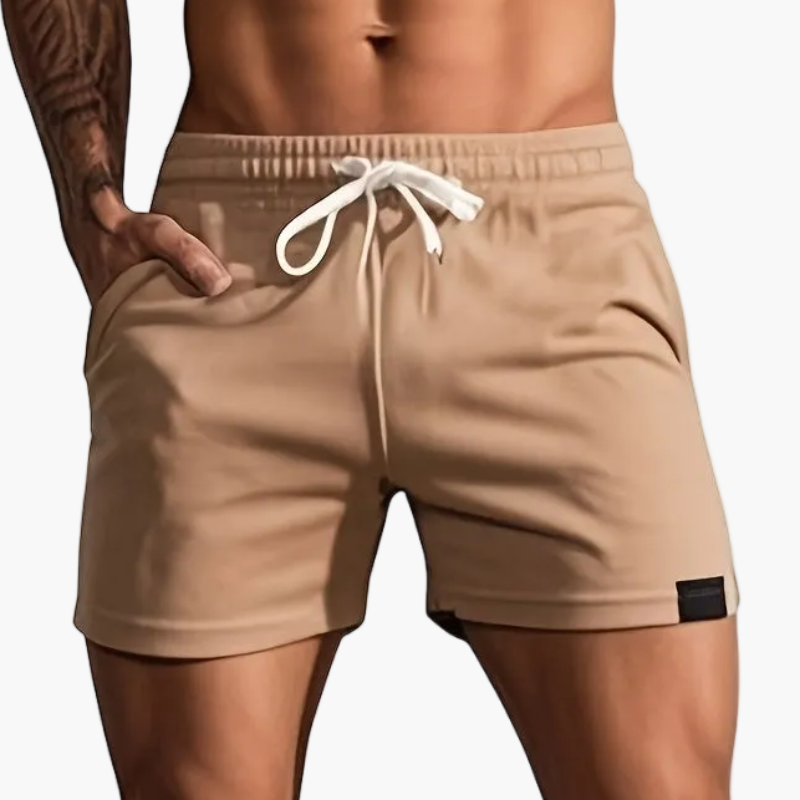 Men's Sport Shorts with Drawstring – Short Training Pants for Fitness, Leisure, and Workout