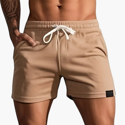Men's Sport Shorts with Drawstring – Short Training Pants for Fitness, Leisure, and Workout