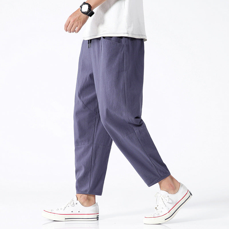 Men's Harem Pants Casual Loose Fit – Casual Leisure Pants in Modern Streetwear Style