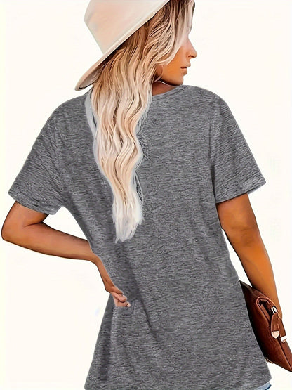 Women's T-shirt with Donkey Print and 'BAD' Lettering – Funny Statement Shirt in a Casual Style