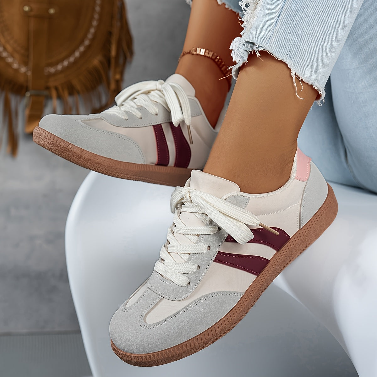Women's Retro Sneakers for Everyday and Leisure – Sporty Style