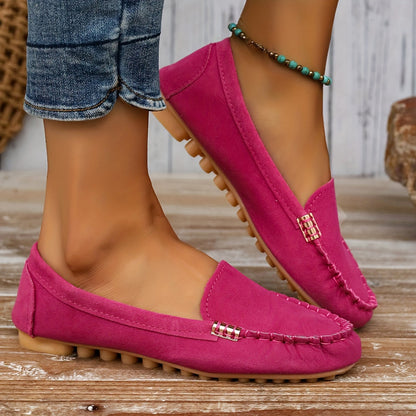 Women's Slip-On Moccasins Comfortable Casual Shoes for Everyday and Office Use
