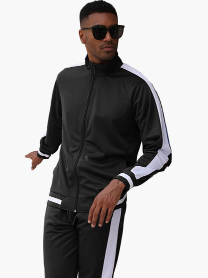 Herren Trainingsanzug Sport Freizeit Set – Modernes Design, Komfort für Alltag & Fitness