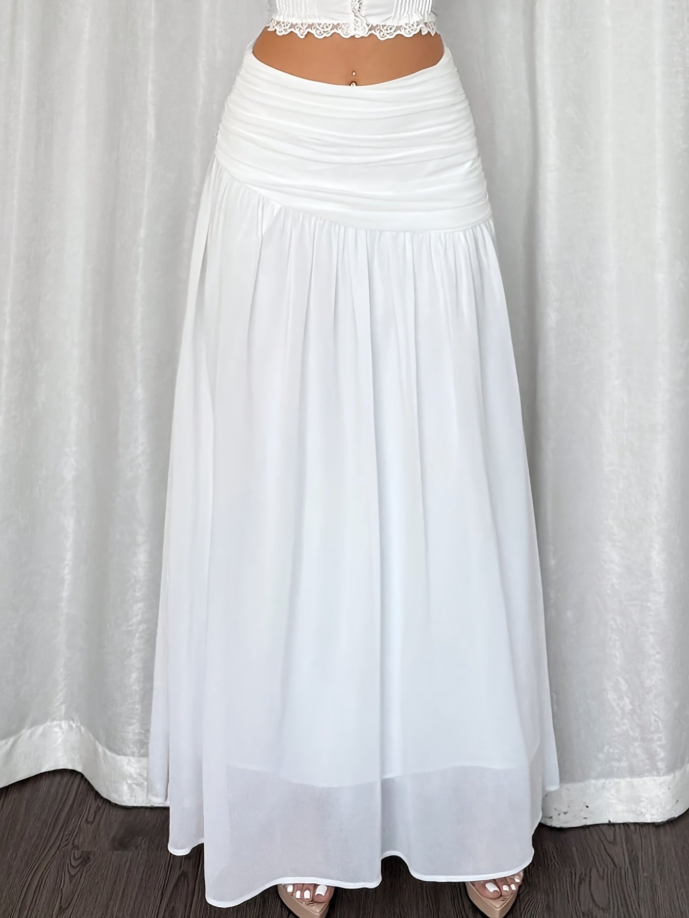 Women's Maxi Beach Skirt in Boho Style – Elegant Summer Skirt for Vacation and Beach