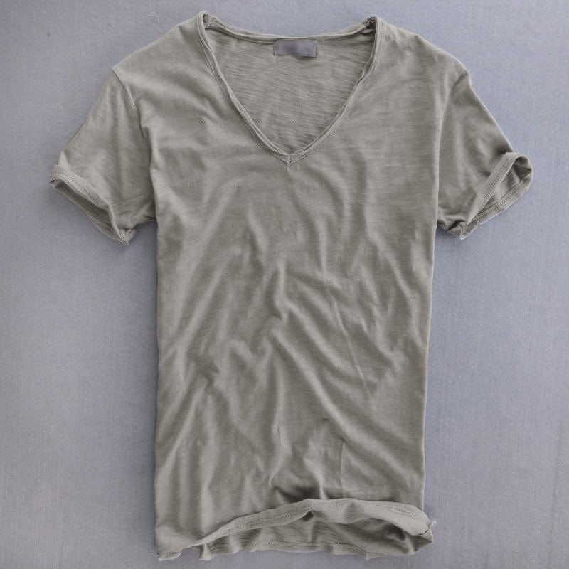 Men's V-neck undershirt – Contemporary casual shirt for everyday life and office
