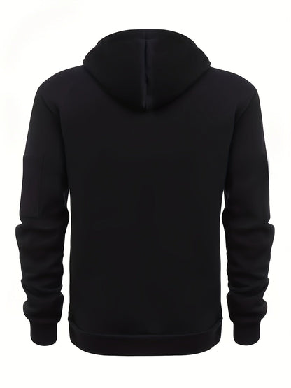 Men’s tracksuit with hoodie and cargo pants – sporty, casual, multicolored