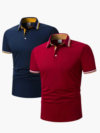 Herren Polo Shirt 2er Pack – Klassischer Casual Stil für Alltag und Freizeit