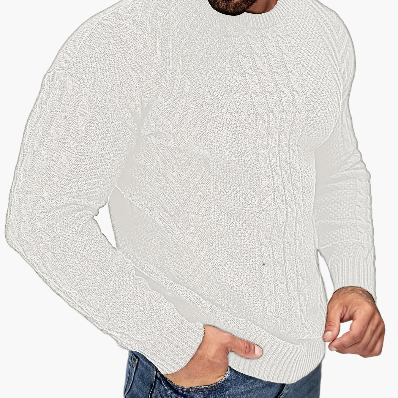Herren Strickpullover im Casual Stil – Modischer Freizeitpullover für Herbst und Winter