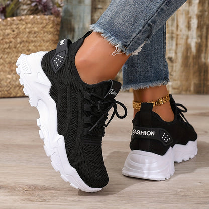 Damen Sneaker Freizeit Sportliche Laufschuhe Komfort Trend
