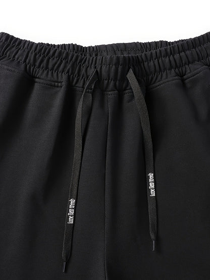 Men’s warm lined sweatpants 3-pack with drawstring and zippered pockets