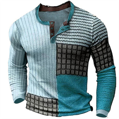 Karl – 3D Printed Long-Sleeve Sweater with Three Buttons