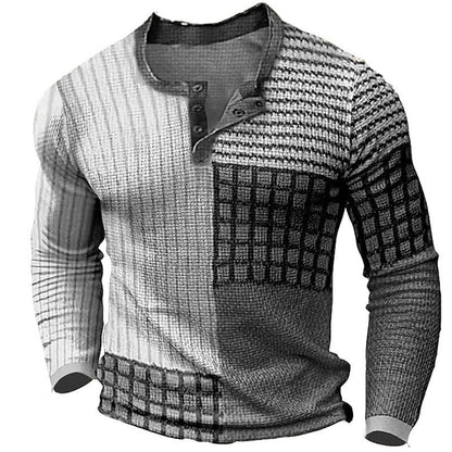 Karl – 3D Printed Long-Sleeve Sweater with Three Buttons