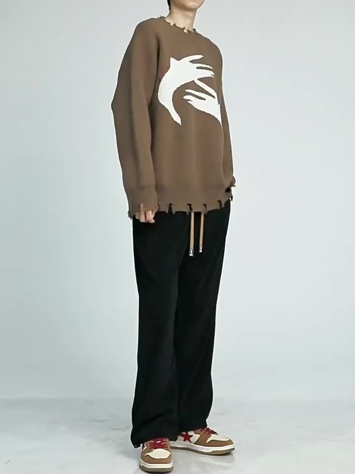 Men's Pleated Casual Pants with Elastic Waistband and Drawstring – Modern Urban Style & Comfort