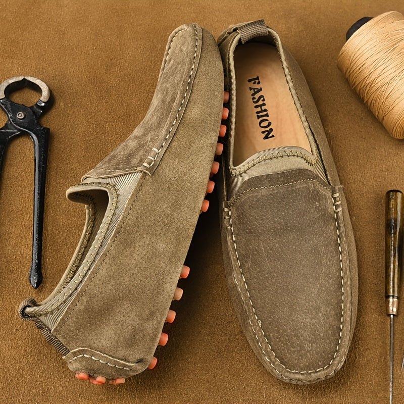 Men's Moccasin Slippers – Elegant Casual Loafers for Everyday and Travel