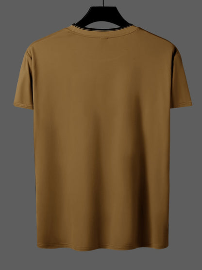 Men's Streetwear-Style T-Shirt with "CHICAGO" Print – Casual Summer Fashion for Leisure & Everyday Wear