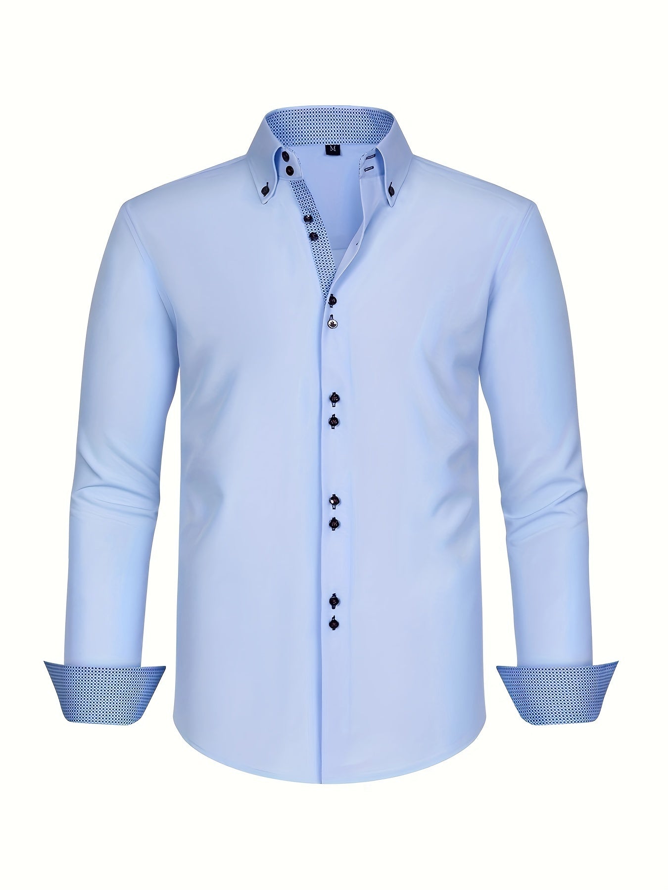Men's Business Shirt Modern Fit – Elegant Style for Office & Leisure