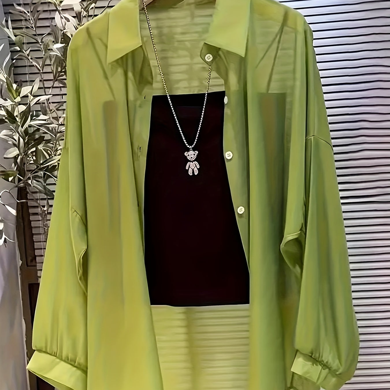 Women's Two-Piece Set – Elegant Shirt and Bandeau Top for a Modern Layered Look